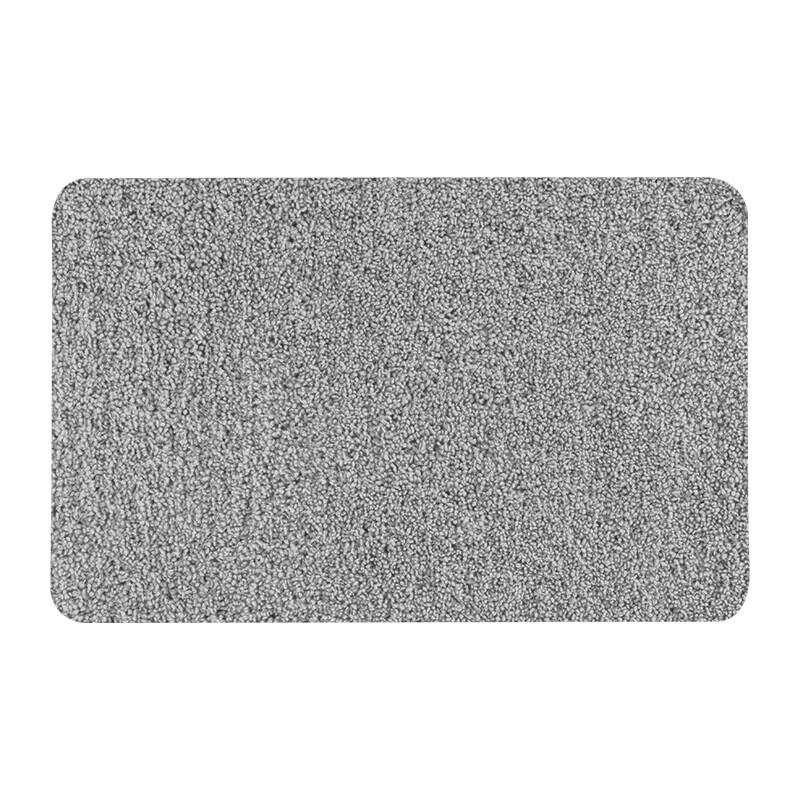 Qiqijia Plush Thickened Bathroom Absorbent Mat, Bathroom Foot Mat, Home Washroom Entrance Non-Slip Bath Mat