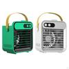Portable USB Air Conditioner Fan Adjustable Desktop Cooling Humidifier W/ Phone Holder Low Noise