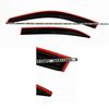 Window Visor for Honda Civic 2001-2005 Sedan 5-Doors | 4pcs Rain Guard Wind Deflector | Car Weather Shield Accessory