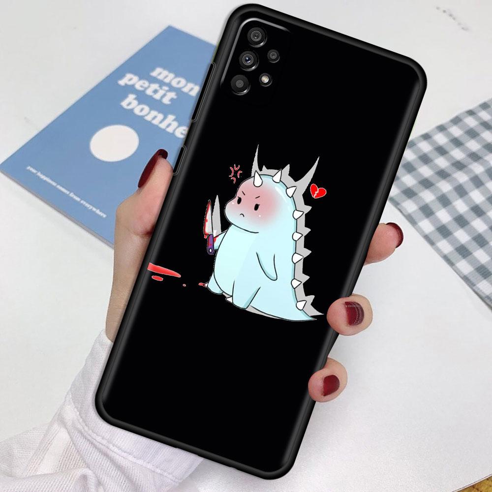 Case For Samsung Galaxy A52 A12 A51 A32 A21s A71 A53 A13 A32 A72 A31 A33 A22 A03 A41 Phone Cover Dinosaur Cartoon