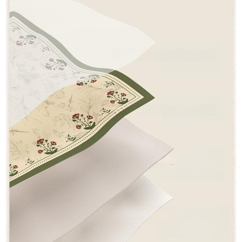 Retro Tablecloth Anti Slip Silent Table Mat PVC Decorative Cloth Used for Rectangular Elliptical and Circular Dining Tables Living Room Dining Room