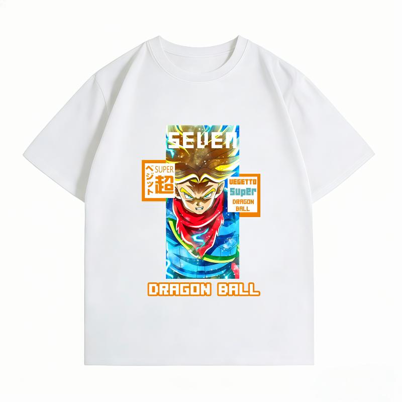 Unisexs Clothing New 100 Cotton Breathable Summer TShirt Bandai Dragon Ball Trunks Print Casual Streetwear Unisexs Tops