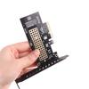 M.2 Nvme Ssd To Pcie 4.0 X4 Adapter Card With Copper Cooling Best Heatsink
