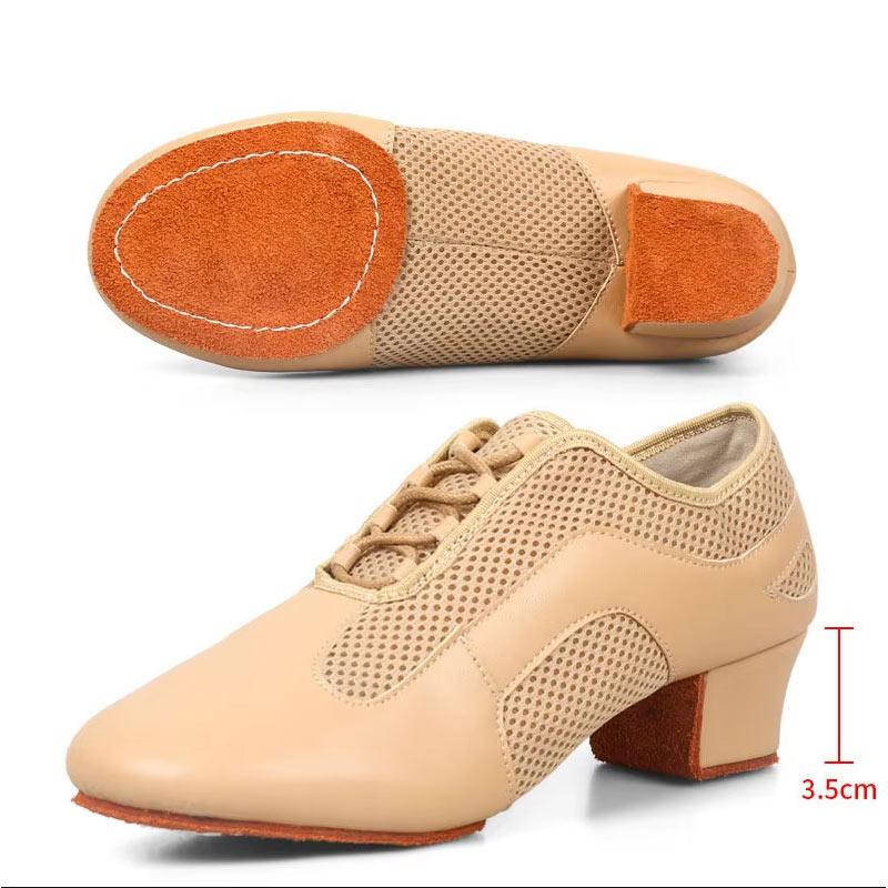 Dance Shoes Women Jazz Salsa Latin Ballroom Training Shoe Ladies Girls Soft Sole Tango Bachata Modern Dancing Female Sneakers