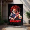 Chucky Flannel Blanket Soft Warm All-Season Throw, Design for Camping, Car Travel, Hiking Sofa, Bed, Office Perfect Gift for Parties