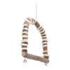 Bird Swing Toy Hanging Swing Perch Stand for Small Parakeets Parrots Birds and CockusesL