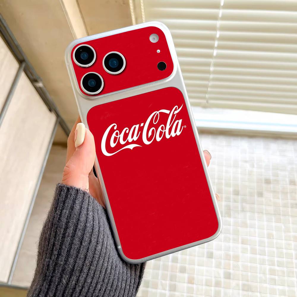 Logo C-Coca C-Cola Fashion Wrap Sticker For IPhone17 Pro/17pro Max Phone Decal Skin Rear Protector Case Film Full Cover