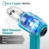 Strong Suction Mini Electric Vacuum Cleaner Wireless Handheld Home Cleaner Blower With 7 Nozzeles for 21V 18V Battery