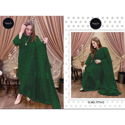 Pakistanisches Desige-NETZ, BESTICKT MIT SCHWERER HANDARBEIT