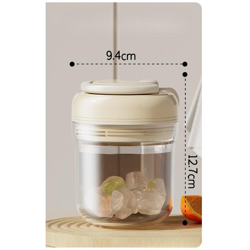 

Three-in-One Ice Box Water Bottle, Ice Cube Mold Companion Cup, Water Bottle with Ice Box, Pressed Food Grade Ice Cup 380ml білий