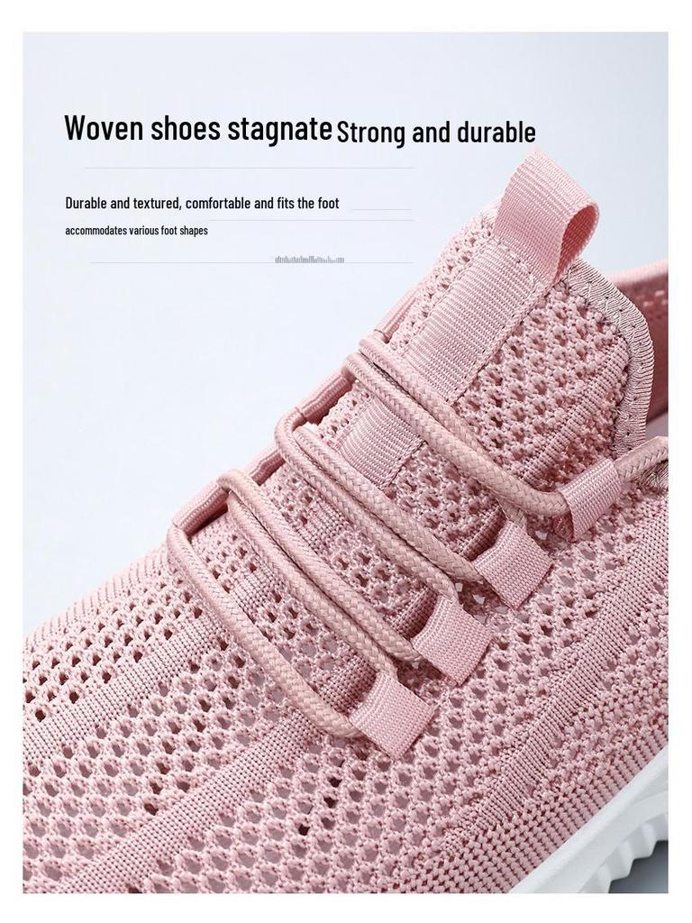 Women's Lightweight Mesh Hollow Out Casual Sports Shoes - Soft Sole, Summer Style