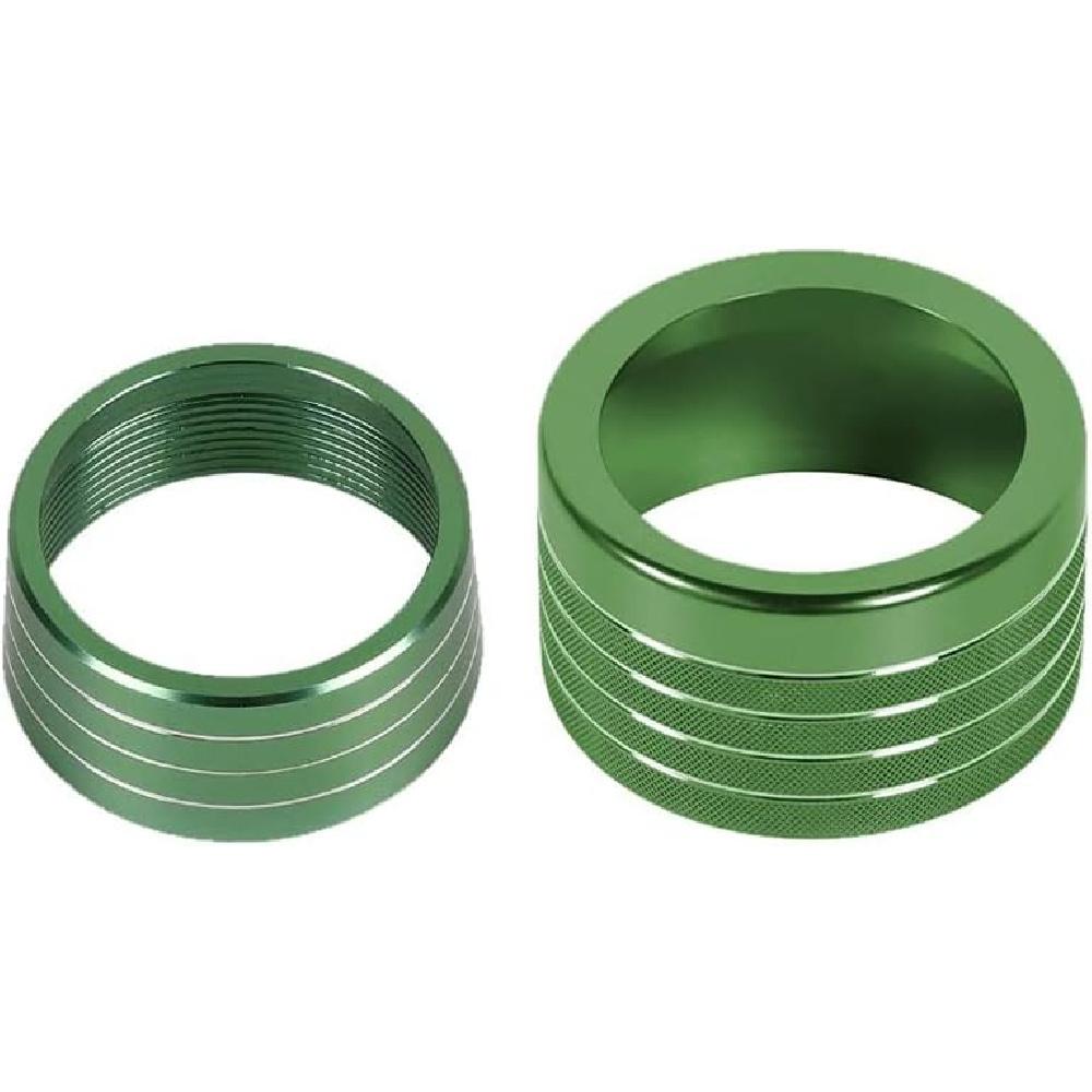 Voodonala for Dodge RAM Aluminum Headlight Headlamp & Gear Shift Shifter Shift Lever Selector Knob Switch Adjustment Knob Cover for 2018-2026 Dodge