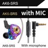 QKZ AK6 SRS In-Ear HiFi Earphones with Dynamic Drivers, Heavy Bass, In-line Control, and Wired for Sports
