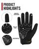 Summer Motorcycle Touchscreen Motorcycle Unisex Gloves, Mesh, Breathable, Protective, Compatible, Gloves, Racing, Off-Road, Anti-Slip, Shockproof,
