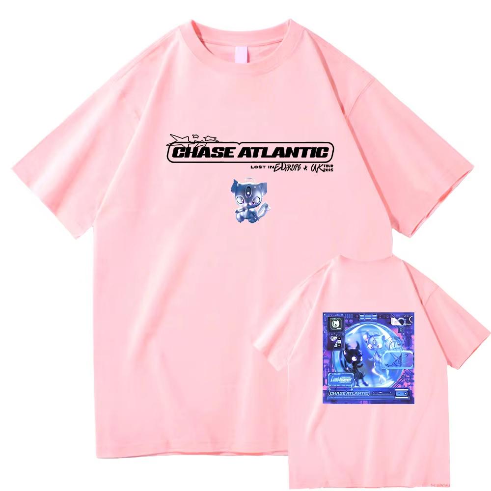 Trend Chase Atlantic Lost in Europe and UK Tour T-Shirt 2025 Album Lost in Heaven Herren Damen Kleidung Harajuku Baumwoll-T-Shirt Top Y2k