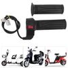 Electric Bicycle Rubber Handles Speed Control Bike Grips with Forward Reverse Function