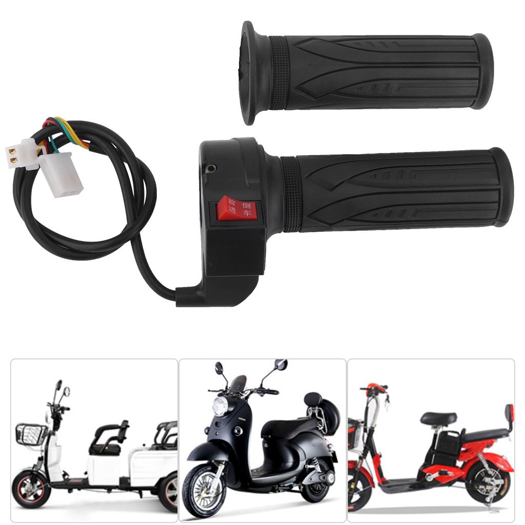 Gumové rukojeti pro elektrokolo, regulace rychlosti, gripy na kolo s funkcí vpřed/vzad