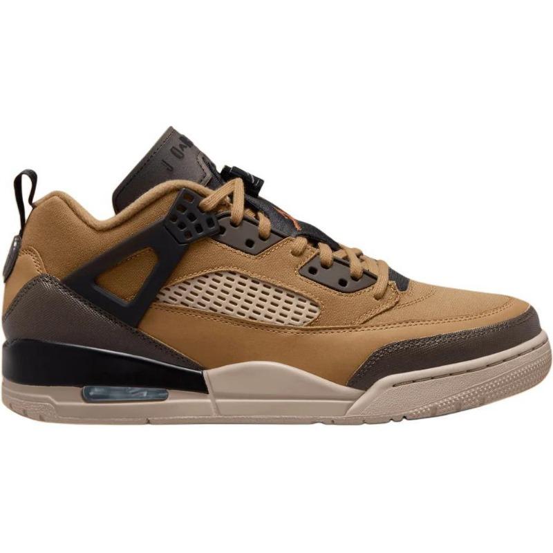 Jordan Spizike Low Flax GS mid-top basketball shoes brown unisex FQ3950-202