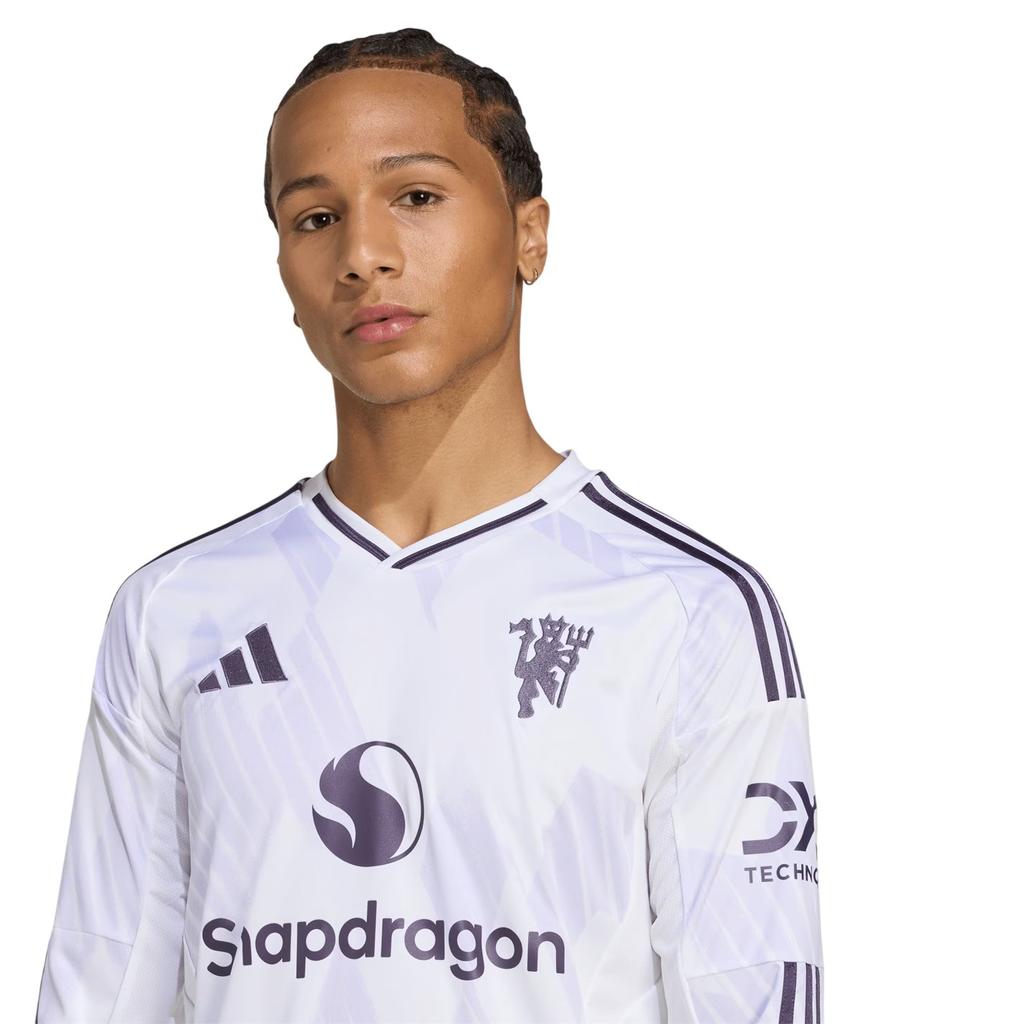 adidas Mens 25/26 Manchester United FC Long-Sleeved Away Jersey