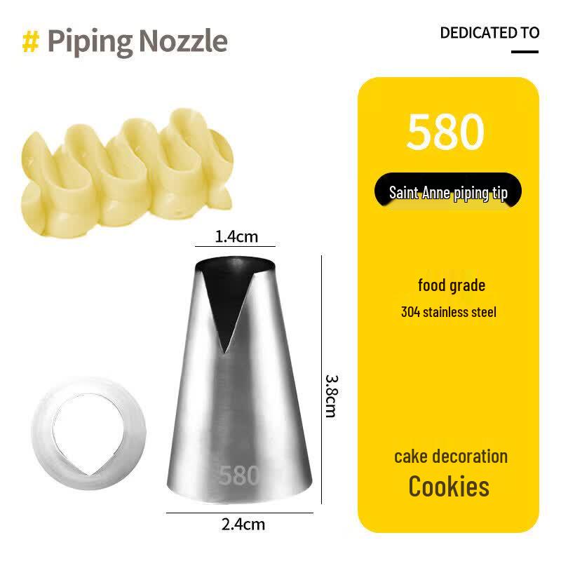 Baking Decorating Nozzle & Piping Bag Set