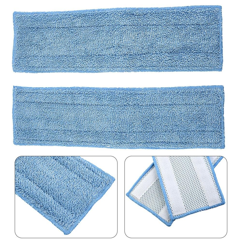 2PCS Mop Cloths Washable Microfibre Steam Engine Cordless Floor Cleaner Useful