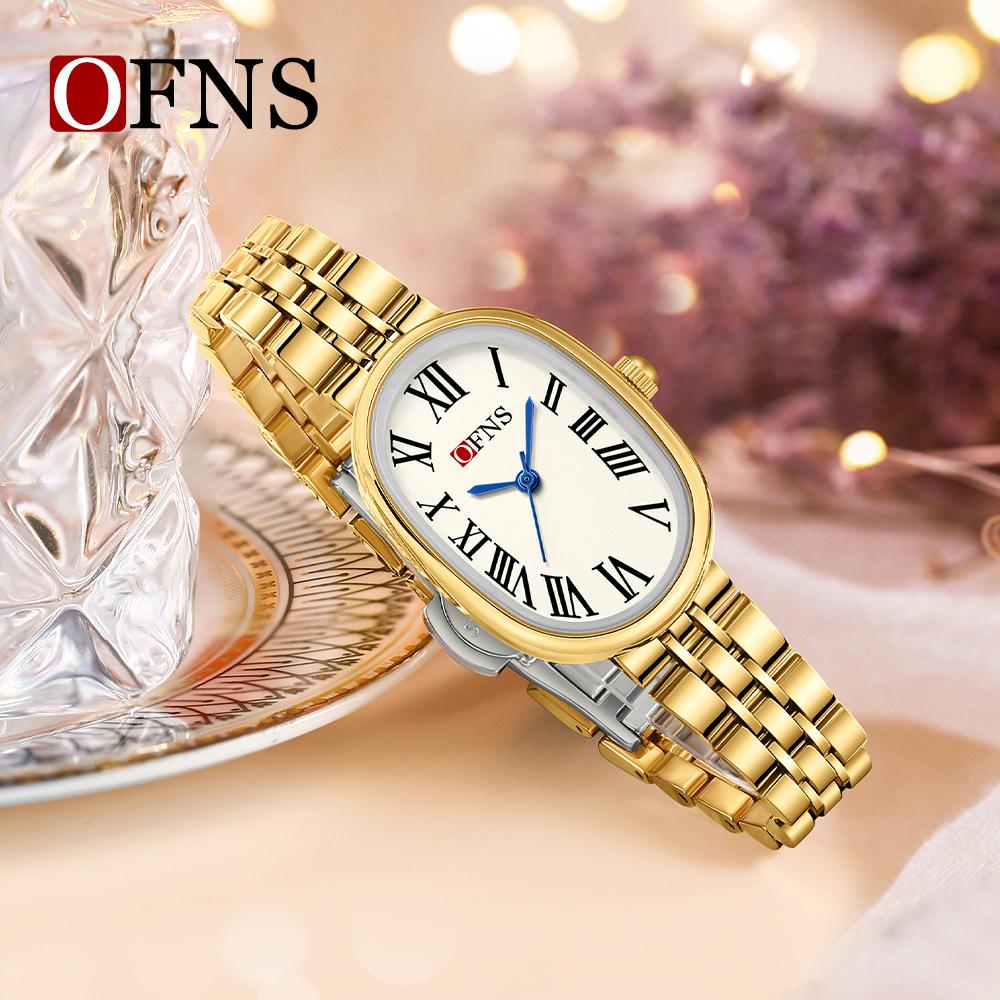OFNS 1532 Casual Women Watch Top Brand Luxury Business Waterproof Female Clock Quartz Original Lady Girl Wristwatch