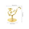 Metal Crystal Ball Stand Desktop Holder for 8Cm To 12Cm Spheres Elegant Decorative Base for Crystal Ball Display Organizer
