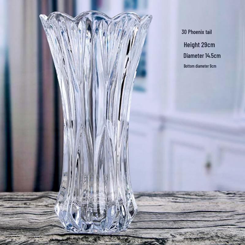Li Lang Creative Wide Mouth Glass Vase