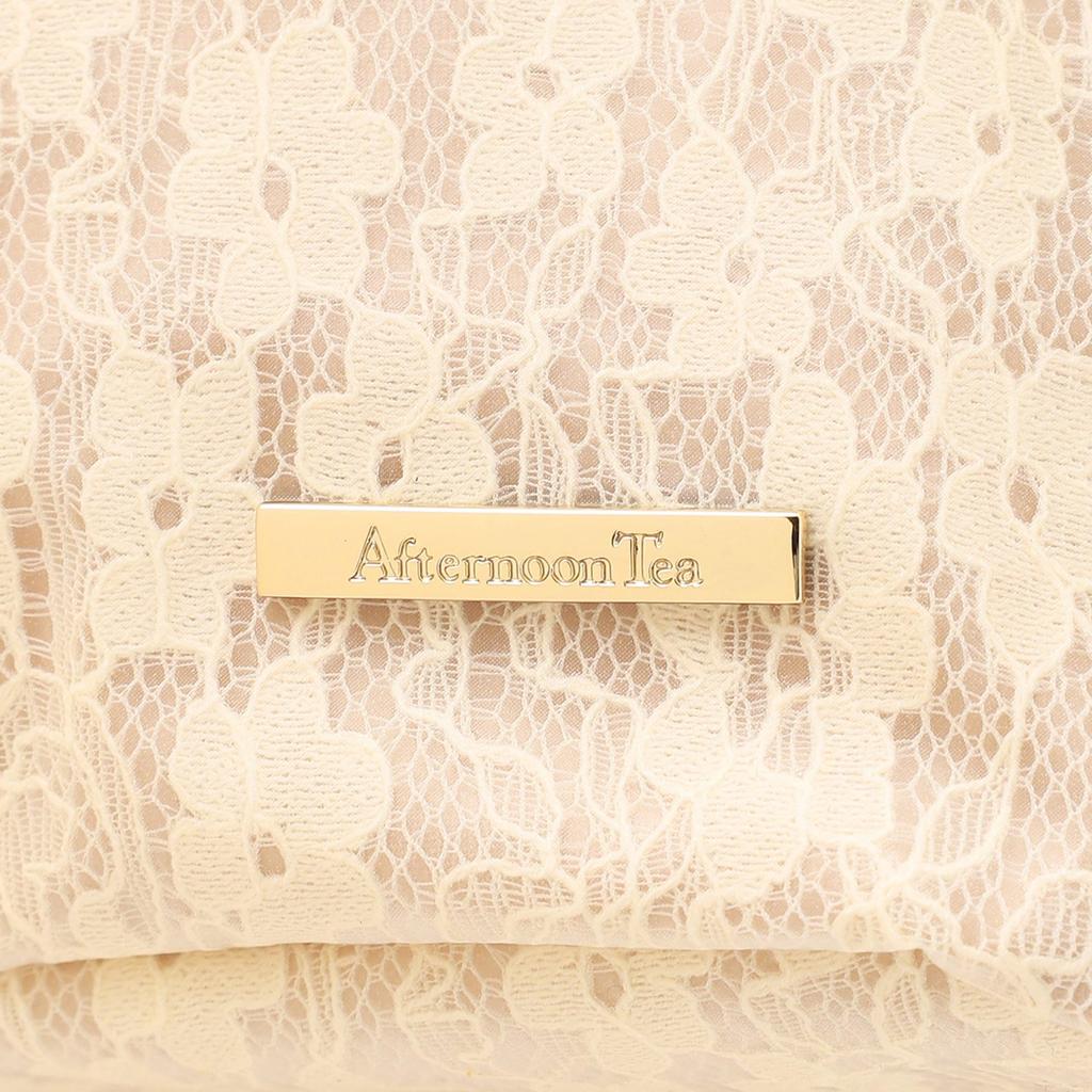 Afternoon Tea Living Pouch JJ72 Flower Lace Bag-in-Bag, Ivory
