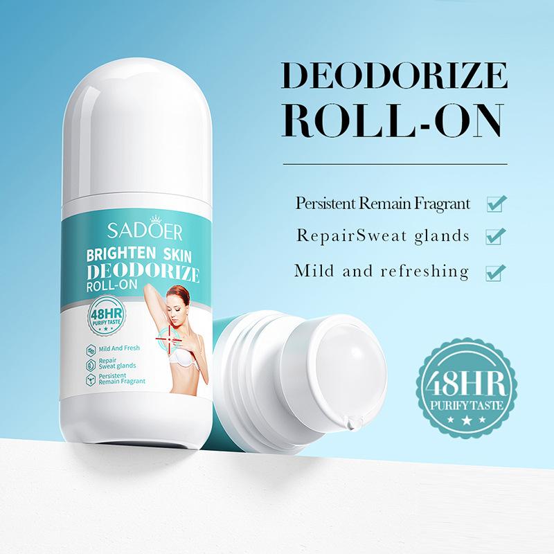 Antiperspirant Lotion 50ml SADOER Fragrant Refreshing Non-sticky Walking Bead Deodorant