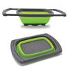 Dual-Use Folding Cutting Board & Telescopic Draining Basket for Vegetables and Fruit Washing