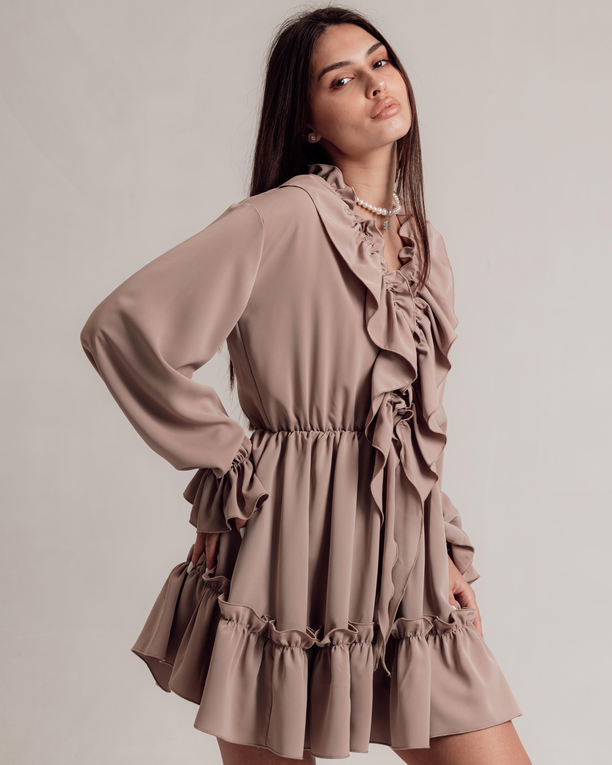 

Dress Bocharova 53400 S beige M бежевий