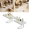 Behind the Faucet Sink Organizer, Thickened Behind the Faucet Shelf Bathroom, No-Drill Free Standing Faucet Storage Shelf