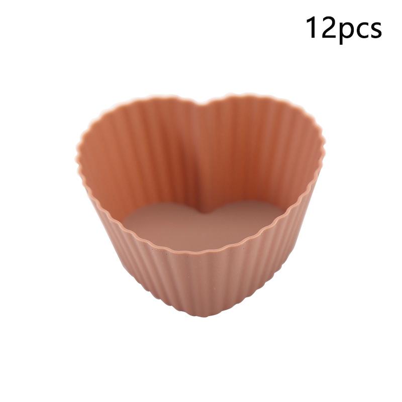 

12 шт. силиконовых разделителей для ланч-боксов, разделители для ланч-боксов Bento, разделители для ланча, тарелки, чашки, заправка для салата для детей, аксессуары для обеда оранжевый