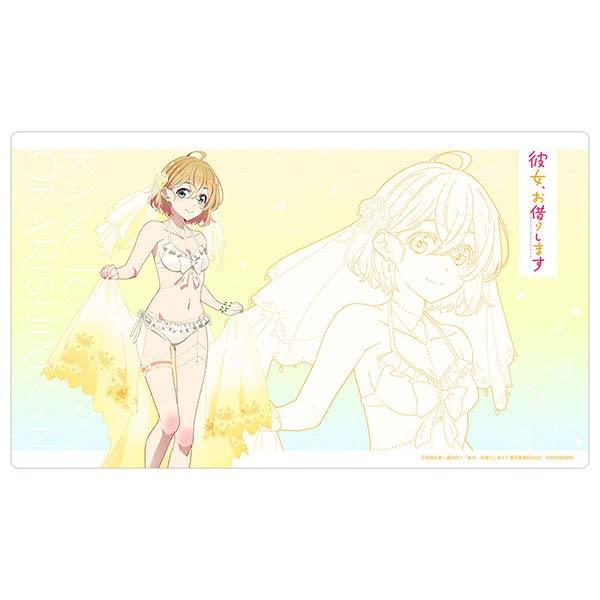 Rent-A-Girlfriend Original Rubber Mat (Asami Nanami/Wedding Swimsuit)