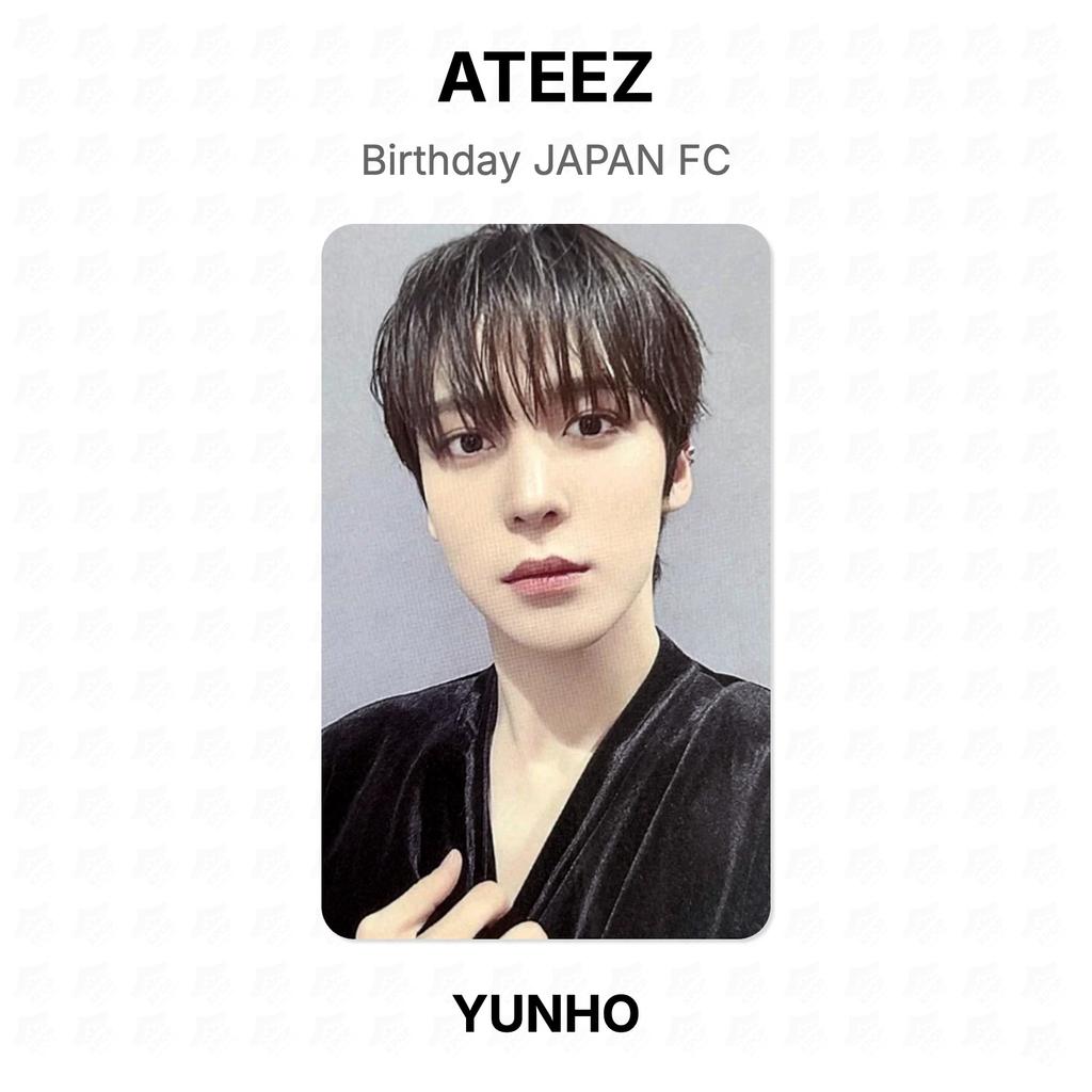 ATEEZ Birthday JAPAN FC Official Photocard
