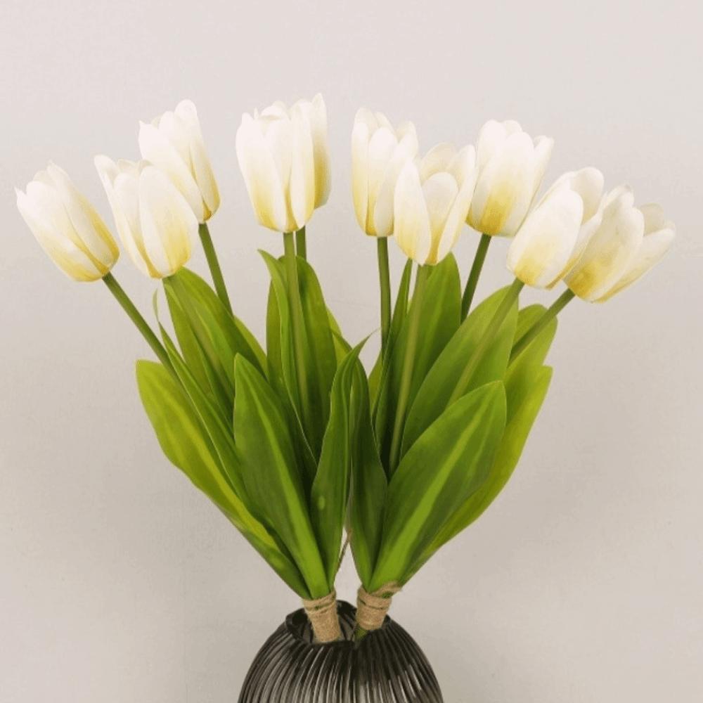 Real Touch Simulation Big Tulip Handmade Faux Tulip Branch Vase Decor Fake Flower  Party Favors