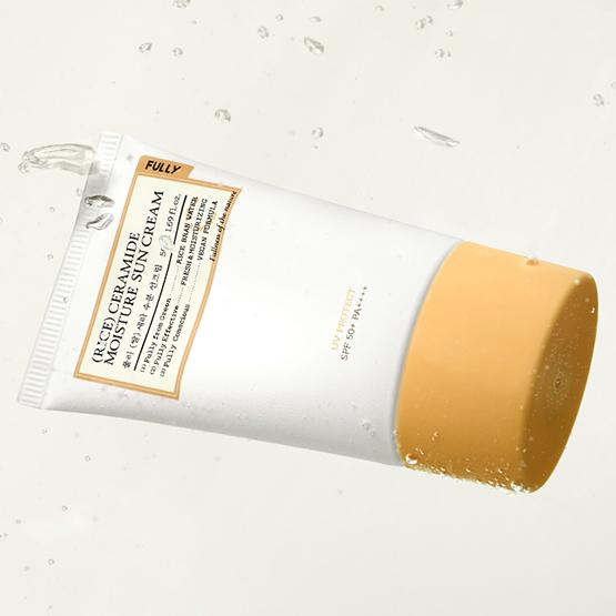 FULLY Rýžový ceramidový hydratační sluneční krém SPF 50+ PA++++ 50 ml