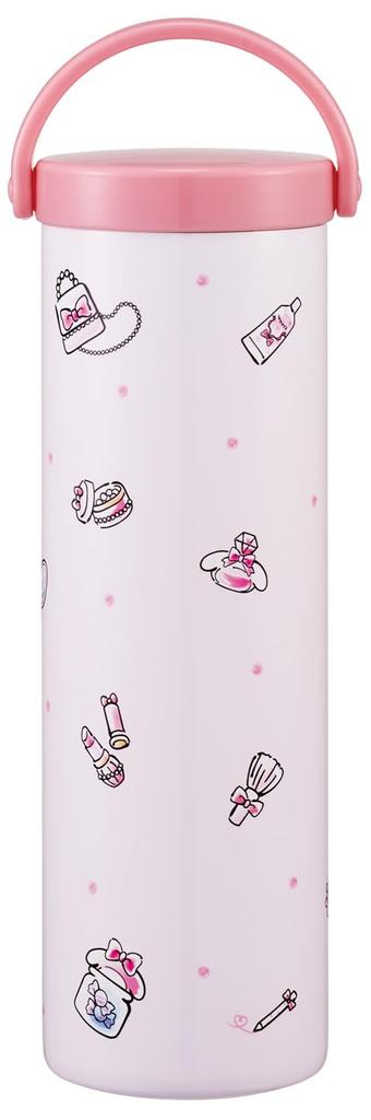 Skater Ice Pack with Silicone Vacuum Insulated Sanrio My Melody Watercolor Cosmetics Case, Double-Wall Structure, STIB2-A