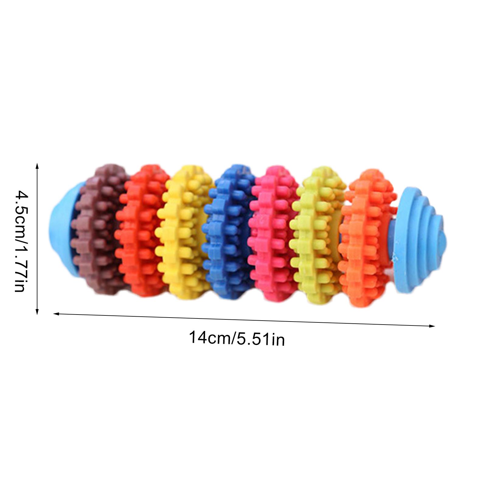 

Dog Teething Toys Colorful Dog Chew Toys Dog Teeth Cleaning Toys Multifunctional Small Dog Teething Toys for Indoor Outdoor
