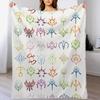 The Crests Colored Version Throw Blanket Warm Comfortable Blanket Gift for Parents Friends