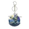 Eevee Acrylic Keychain Anime Cartoon Umbreon Jolteon Leafeon Sylveon Cute Character  Accessory  Backpack Pendant Decoration Gift