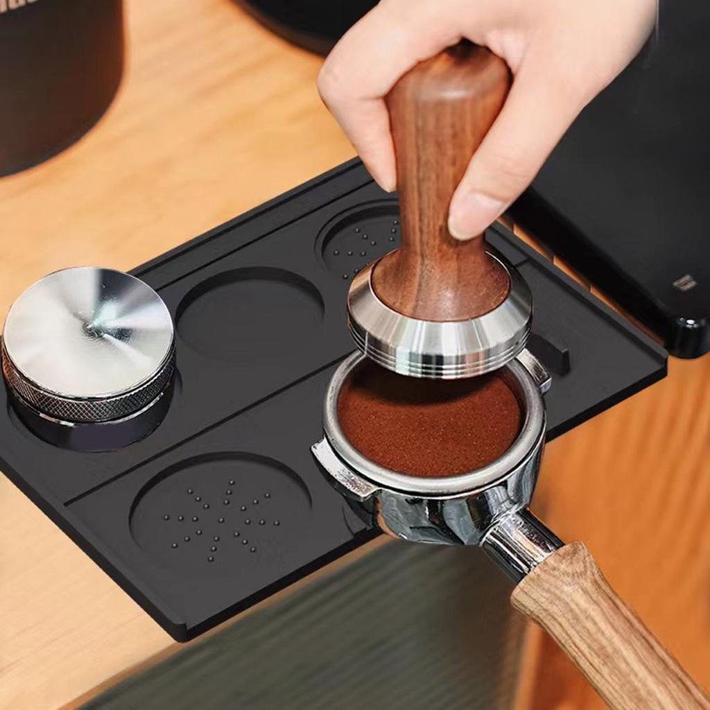 Silicone Coffee Tamper Mat Food Grade Silicone Coffee Pressing Powder Mat Non-slip Bar Corner Mat Silicone Material