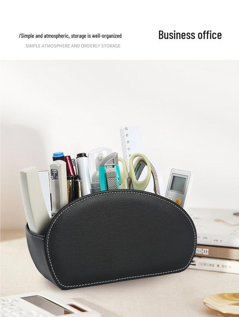 Remote Control & Desktop Organizer, PU Leather, Model LG8175