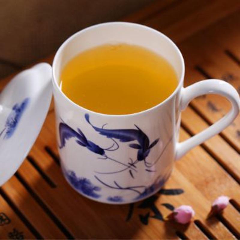 Jingdezhen Bone China Tea Cups with Lids, Conference Cups, Ceramic Water Cups, Office Cups, Gift Cups, Jing-style Cups