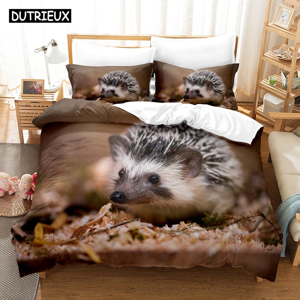 3D New Hedgehog Bedding Sets Duvet Cover Set With Pillowcase Twin Full Queen King Bedclothes Bed Linen