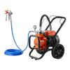 Diaphragm Airless Paint Sprayer, 2000 W Efficient Cart Airless Paint Sprayer, 3300 Psi High Pressure, with Extension Pole, Cleaning Needle and Brush,