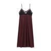 2025 European & American French-Design Women's Lace Sling Dress for Spring & Autumn