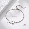 Stainless Steel Animal Letter Star Bracelet - Unisex Fashion Accessory