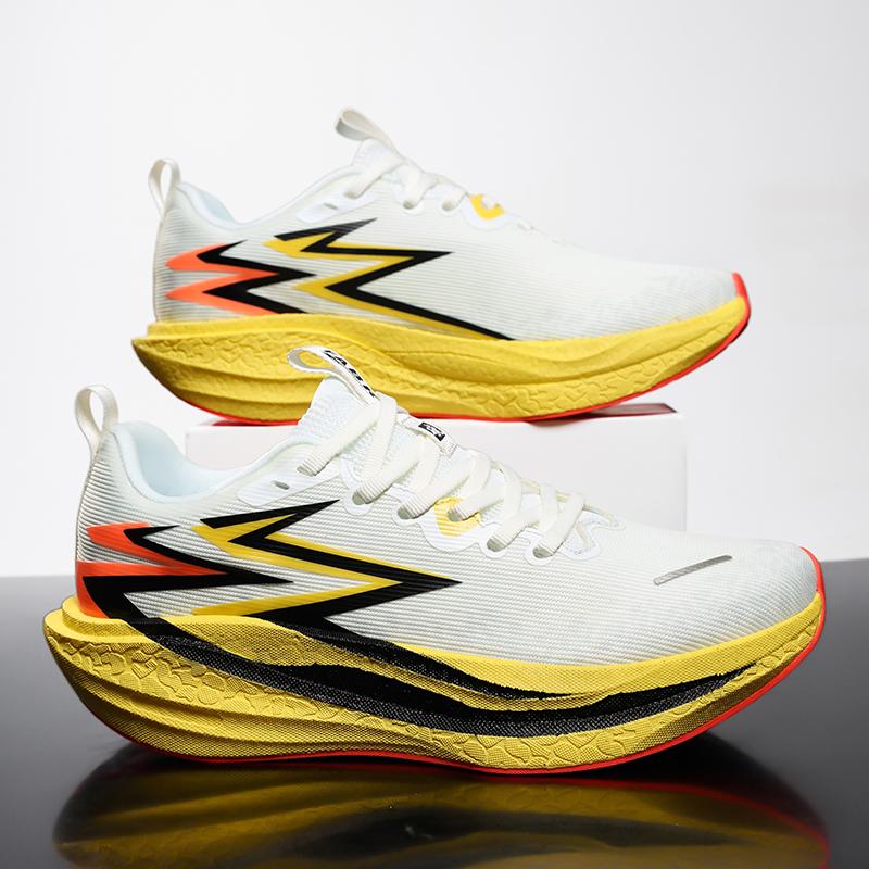Running Shoes Carbon Board Speciality Marathon Men Sports Breathable Lightweight Women's Comfortable Athletic Nonskid Sneakers